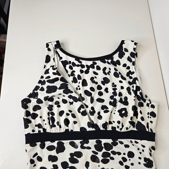 SHAN Black and White One Piece Swimsuit - Picture 5 of 12